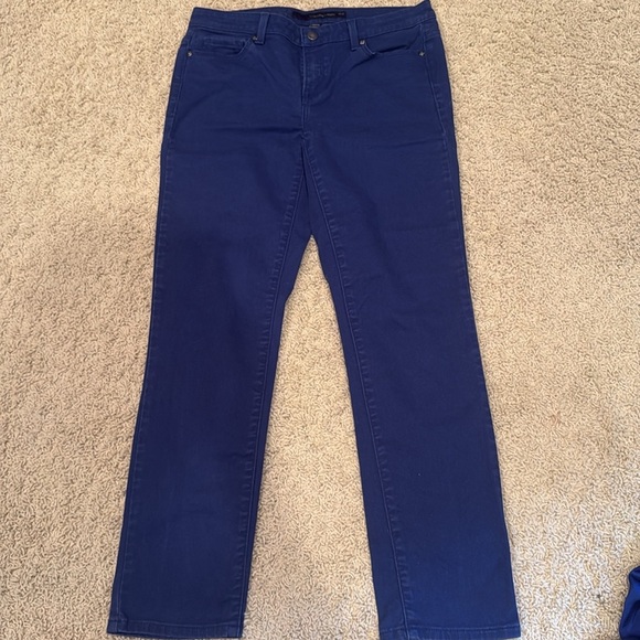 CALVIN KLEIN Slim Fit Skinny Jeans Stretch Splendor Royal Blue Size 10 - Picture 2 of 15